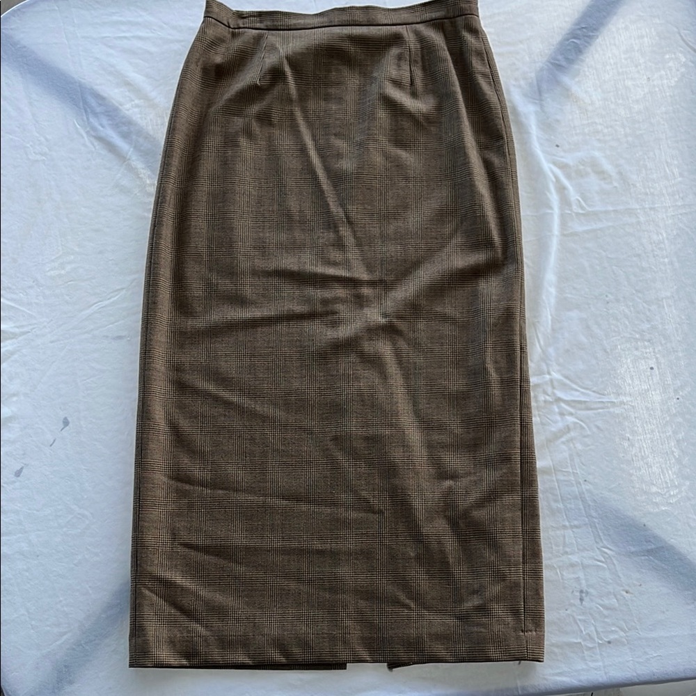 Classic Rafaella 90’s Glen Plaid Maxi Skirt